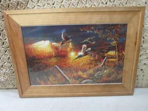 lot 215 image: (BSB) Framed Jim Hansel Print 21 3...