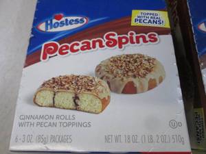 lot 260 image: (B-3) 3 Boxes of Hostess Pecan Spin...