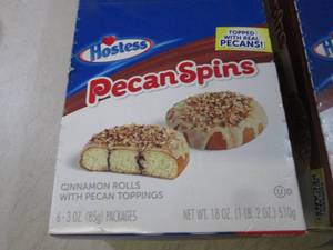 lot 262 image: (B-3) 3 Boxes of Hostess Pecan Spin...
