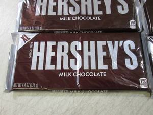 lot 269 image: (B-1) 6 XL Hersheys Milk Chocolate ...