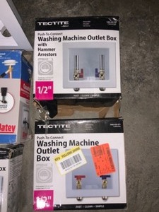 lot 23 image: 5 Washing Machine Outlet Boxes