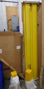 lot 3 image: Brand New 6 Ft Safety rail with two 18 Posts for mounting  Retail $380