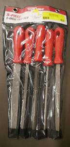 lot 63 image: New 5pc 8-inch file set