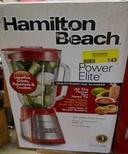 lot 143 image: New Hamilton Beach blender