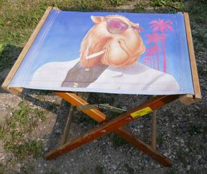 lot 153 image: Joe Cool camel folding chair
