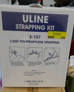 lot 155 image: New plastic strapping kit from ULINE