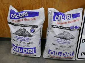 lot 167 image: 2 full 25lb bags of Oil Dri