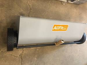 lot 26 image: 42 in. 22 cu. ft. Lawn Sweeper by AllFitHD- open box not used, customer return - see pictures