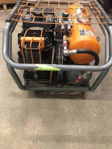 lot 34 image: 8 Gal. Gas-Powered Air Compressor by RIDGID in good conditions