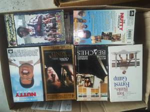 lot 8 image: VHS Tapes 7 Boxes  See Pictures
