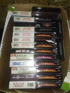 lot 24 image: VHS Tapes 8 Boxes  See Pictures