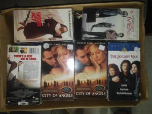 lot 26 image: VHS Tapes 7 Boxes  See Pictures