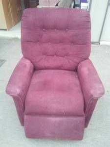 lot 75 image: Recliner  was a power chair, works fine