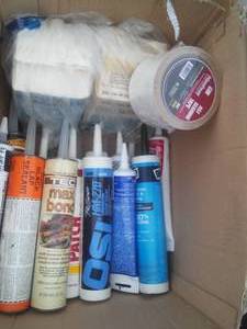 lot 89 image: Misc. Hardware & caulk & more.
