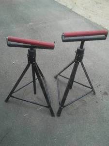 lot 106 image: Project Wood Working stands (2)