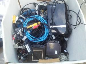 lot 164 image: Misc. Electronics Box  See pictures