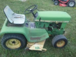 lot 185 image: John Deer 112 36 in. Mower.