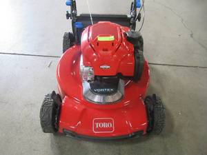 lot 12 image: Toro Recycler 22 in. Briggs & Stratton SmartStow Personal Pace High-Wheel Drive Gas Walk Behind Self Propelled Lawn Mower 21465