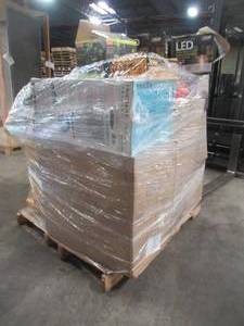 lot 131 image: WHOLESALE MIXED PALLET OF MISCELLANEOUS SMALL HOUSWARES, POWER TOOLS AND GARAGE ITEMS