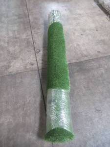 lot 141 image: Trafficmaster 6 ft. x 8 ft. Green Artificial Grass Area Rug 43206