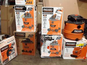 lot 40 image: 8 Boxes of Shop Vacs Customer Returns See Pictures