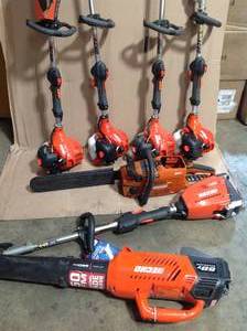 lot 43 image: Lot of Assorted Echo Trimmers and Lawn Care Items Various Conditions Customer Returns See Pictures