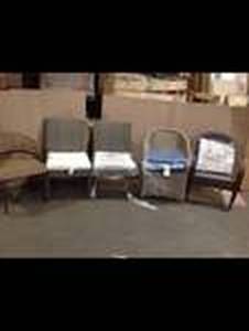 lot 31 image: Lot of 5 patio chairs (various sizes and colors) see all picture