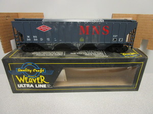 lot 131 image: WEAVER O-SCALE MINNEAPOLIS NORTHFIELD (MNS) COVERED HOPPER