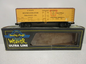 lot 132 image: WEAVER O-SCALE HEILEMANS LAGER REFRIGERATED BOXCAR