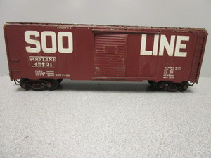 lot 170 image: VINTAGE O-SCALE SOO LINE 50 SLIDING DOOR BOXCAR