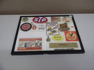 lot 6 image: VINTAGE LARGE COLLECTION OF GREAT AUTOMOBILIA COLLECTIBLES - MG, ATLAS, STP, PURE, FORD & MORE - GREAT COLLECTION - SEE PICTURES