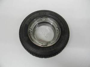 lot 28 image: VINTAGE STEMPERIT MADE IN AUSTRIA RUBBER TIRE ADVERTISING ASHTRAY - RARE - VERY COOL PIECE - SEE PICTURES