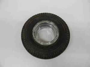 lot 29 image: VINTAGE THE DAYTON RUBBER CO. TIRES BY DAYTON RUBBER TIRE ADVERTISING ASHTRAY - RARE - VERY COOL PIECE - SEE PICTURES
