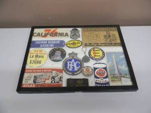 lot 31 image: VINTAGE LARGE COLLECTION OF GREAT AUTOMOBILIA COLLECTIBLES - ATLAS, PENZOIL, CHEVRON, RPM & MORE - GREAT COLLECTION - SEE PICTURES