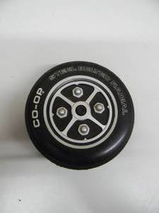 lot 56 image: VINTAGE CO-OP STEEL BELTED RADIAL TIRE AM PROMO RADIO - POWERS UP, NEEDS A 9VOLT BETTERY - VERY COOL PIECE - APPROX 5 - SEE PICTURES