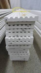 Primed Crown Molding Ribbed
