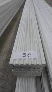 Primed Crown Molding Ribbed