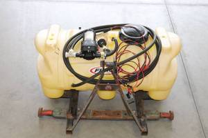 FIMCO 25gal Tank w Flotjet Pump on 3pt