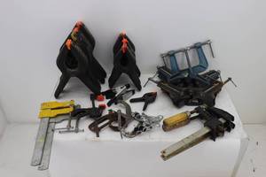 Box of Misc Clamps