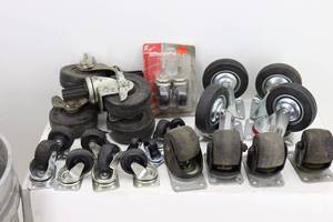 Bucket of Casters & Wheels