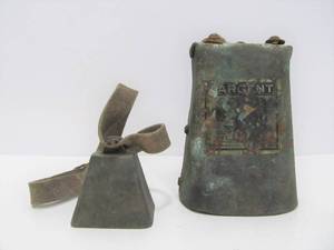 lot 139 image: Pair of Antique Cow Bells