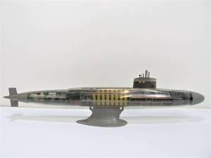 lot 140 image: Vintage See-Through Toy or Model Submarine