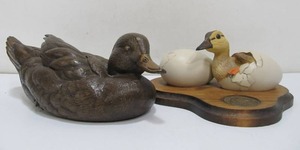 lot 144 image: 2 Special Edition DUCKS UNLIMITED Duck Decoy Displays