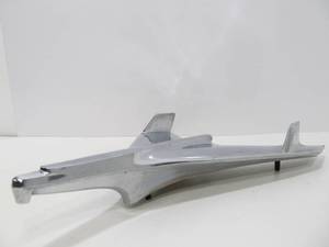 lot 89 image: Large Vintage 1950s Chrome Jet Hood Ornament