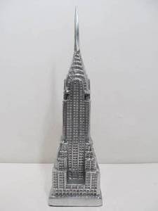 lot 98 image: Vintage Cast Aluminum Chrysler Building Statue