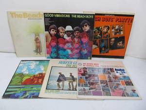 lot 230 image: Lot of 6 Vintage BEACH BOYS Vinyl Records