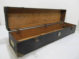 lot 217 image: Antique Painted Wood Tool Box