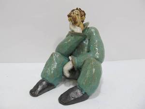 lot 222 image: Vintage Francisco ZUNIGA Style Original Unique Terracotta Sculpture Signed