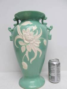 lot 177 image: LARGE Vintage WELLER Art Pottery Vase