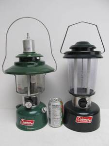 lot 182 image: Vintage & Newer COLEMAN Lanterns